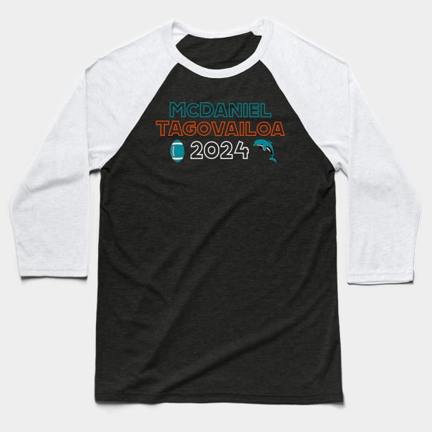 Miami Dolphins Baseball T-Shirt by Pretty Good Shirts